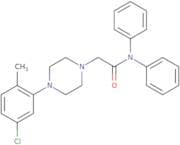 2-(4-(5-chloro-2-methylphenyl)piperazinyl)-N,N-diphenylethanamide