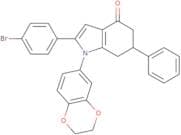 2-(4-bromophenyl)-1-(4-oxachroman-6-yl)-6-phenyl-5,6,7-trihydroindol-4-one