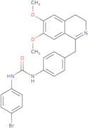 1-(4-((6,7-dimethoxy(3,4-dihydroisoquinolyl))methyl)phenyl)-3-(4-bromophenyl)urea