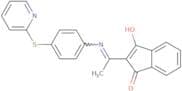 2-(((4-(2-pyridylthio)phenyl)amino)ethylidene)indane-1,3-dione