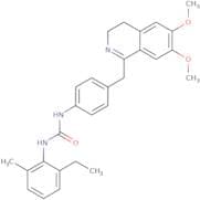 1-(4-((6,7-dimethoxy(3,4-dihydroisoquinolyl))methyl)phenyl)-3-(6-ethyl-2-methylphenyl)urea