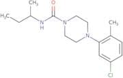 (4-(5-chloro-2-methylphenyl)piperazinyl)-N-(methylpropyl)formamide