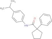 1-phenyl-N-[4-(propan-2-yl)phenyl]cyclopentane-1-carboxamide