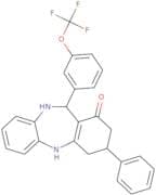 2,10-diaza-5-phenyl-9-(3-(trifluoromethoxy)phenyl)tricyclo[9.4.0.0<3,8>]pentadeca-1(11),3(8),12,14…