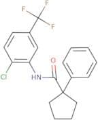 N-[2-chloro-5-(trifluoromethyl)phenyl]-1-phenylcyclopentane-1-carboxamide