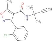 N-(1,1-dimethylprop-2-ynyl)(3-(2-chlorophenyl)-5-methylisoxazol-4-yl)formamide