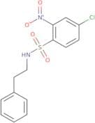 4-chloro-2-nitro-N-(2-phenylethyl)benzene-1-sulfonamide