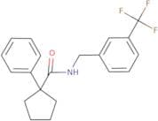 1-phenyl-N-{[3-(trifluoromethyl)phenyl]methyl}cyclopentane-1-carboxamide