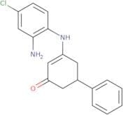 3-((2-amino-4-chlorophenyl)amino)-5-phenylcyclohex-2-en-1-one