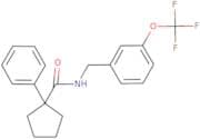 1-phenyl-N-{[3-(trifluoromethoxy)phenyl]methyl}cyclopentane-1-carboxamide