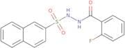 N'-(2-Naphthalenylsulfonyl)-2-fluoro-benzoic acid hydrazide
