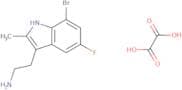 2-(7-Bromo-5-fluoro-2-methyl-1H-indol-3-yl)ethylamine oxalate