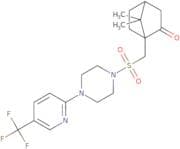 7,7-dimethyl-1-(((4-(5-(trifluoromethyl)(2-pyridyl))piperazinyl)sulfonyl)methyl)bicyclo[2.2.1]hept…