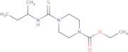 ethyl 4-(((methylpropyl)amino)thioxomethyl)piperazinecarboxylate