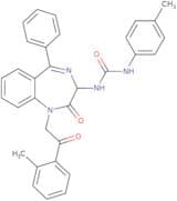 N-(2,5-diaza-2-(2-(2-methylphenyl)-2-oxoethyl)-3-oxo-6-phenylbicyclo[5.4.0]undeca-1(7),5,8,10-tetr…