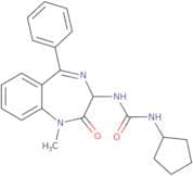 N-(2,5-diaza-2-methyl-3-oxo-6-phenylbicyclo[5.4.0]undeca-1(7),5,8,10-tetraen-4-yl)(cyclopentylamin…