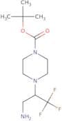 tert-Butyl 4-(3-amino-1,1,1-trifluoropropan-2-yl)piperazine-1-carboxylate