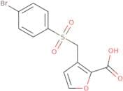 3-[(4-Bromobenzenesulfonyl)methyl]furan-2-carboxylic acid