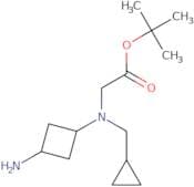 tert-Butyl 2-[(3-aminocyclobutyl)(cyclopropylmethyl)amino]acetate