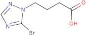 4-(5-Bromo-1H-1,2,4-triazol-1-yl)butanoic acid