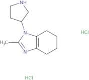 2-Methyl-1-(pyrrolidin-3-yl)-4,5,6,7-tetrahydro-1H-1,3-benzodiazole dihydrochloride