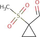 1-Methanesulfonylcyclopropane-1-carbaldehyde