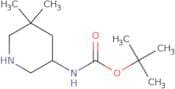 tert-Butyl N-(5,5-dimethylpiperidin-3-yl)carbamate