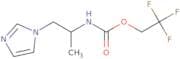 2,2,2-Trifluoroethyl N-[1-(1H-imidazol-1-yl)propan-2-yl]carbamate