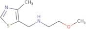 (2-Methoxyethyl)[(4-methyl-1,3-thiazol-5-yl)methyl]amine