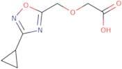 2-[(3-Cyclopropyl-1,2,4-oxadiazol-5-yl)methoxy]acetic acid