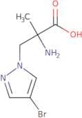 2-Amino-3-(4-bromo-1H-pyrazol-1-yl)-2-methylpropanoic acid