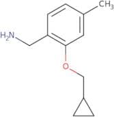 [2-(Cyclopropylmethoxy)-4-methylphenyl]methanamine