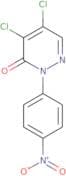 4,5-Dichloro-2-(4-nitrophenyl)-2,3-dihydropyridazin-3-one