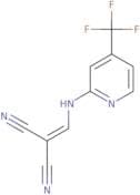 (((4-(trifluoromethyl)-2-pyridyl)amino)methylene)methane-1,1-dicarbonitrile
