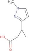 2-(1-Methyl-1H-pyrazol-3-yl)cyclopropane-1-carboxylic acid