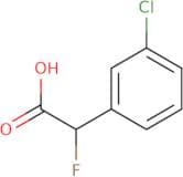 2-(3-Chlorophenyl)-2-fluoroacetic acid