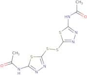 Bis(2-acetamido-1,3,4-thiadiazol-5-yl) disulfide