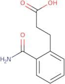 3-(2-Carbamoylphenyl)propanoic acid