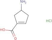 4-Aminocyclopent-1-ene-1-carboxylic acid hydrochloride