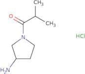 (S)-1-(3-Aminopyrrolidin-1-yl)-2-methylpropan-1-one hydrochloride