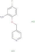 5-Fluoro-2-[(pyridin-4-yl)methoxy]aniline dihydrochloride