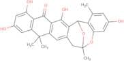 (-)-Anthrabenzoxocinone