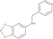 Benzo[1,3]dioxol-5-yl-pyridin-4-ylmethyl-amine