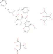 Biricodar dicitrate (vx-710 dicitrate)