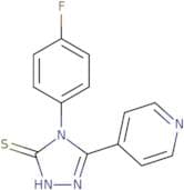 4-(4-Fluorophenyl)-5-(pyridin-4-yl)-4H-1,2,4-triazole-3-thiol
