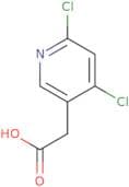 2-(4,6-dichloropyridin-3-yl)acetic acid