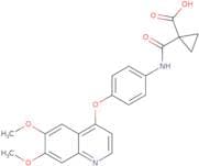 1-[4-(6,7-Dimethoxy-quinolin-4-yloxy)-phenylcarbamoyl]-cyclopropanecarboxylic acid