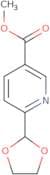 3-Pyridinecarboxylic acid, 6-(1,3-dioxolan-2-yl)-, methyl ester