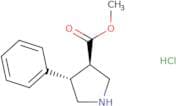 rac-methyl (3R,4S)-4-phenylpyrrolidine-3-carboxylate hydrochloride, trans