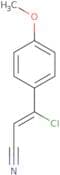 (Z)-3-Chloro-3-(4-methoxyphenyl)acrylonitrile